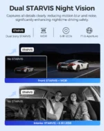 AZDOME M550 Max 4K – Dashcam 3 Canaux Avant, Arrière et Cabine 2.5K avec GPS et Wi-Fi – Image 7