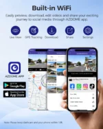 AZDOME M550 Max 4K – Dashcam 3 Canaux Avant, Arrière et Cabine 2.5K avec GPS et Wi-Fi – Image 8