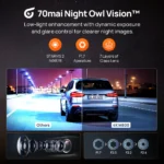 70mai Dashcam M800 4K HDR eMMC 128GB avec GPS et ADAS Intégrés – Image 4