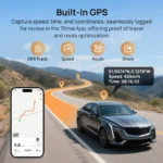 70mai Dashcam T800 Dashcam 4K HDR 3 Canaux – Triple Caméra Avant/Arrière/Intérieure, WiFi 6, GPS & ADAS – Image 10