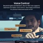 70mai Dashcam T800 Dashcam 4K HDR 3 Canaux – Triple Caméra Avant/Arrière/Intérieure, WiFi 6, GPS & ADAS – Image 11