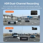 70mai Dash Cam A810 Avant & Arrière 4K HDR – Sécurité et Clarté Maximales – Image 11