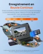 70mai A410 2CH 2.5K HDR avec GPS – Dashcam Avant & Arrière (Supercondensateur) – Image 6