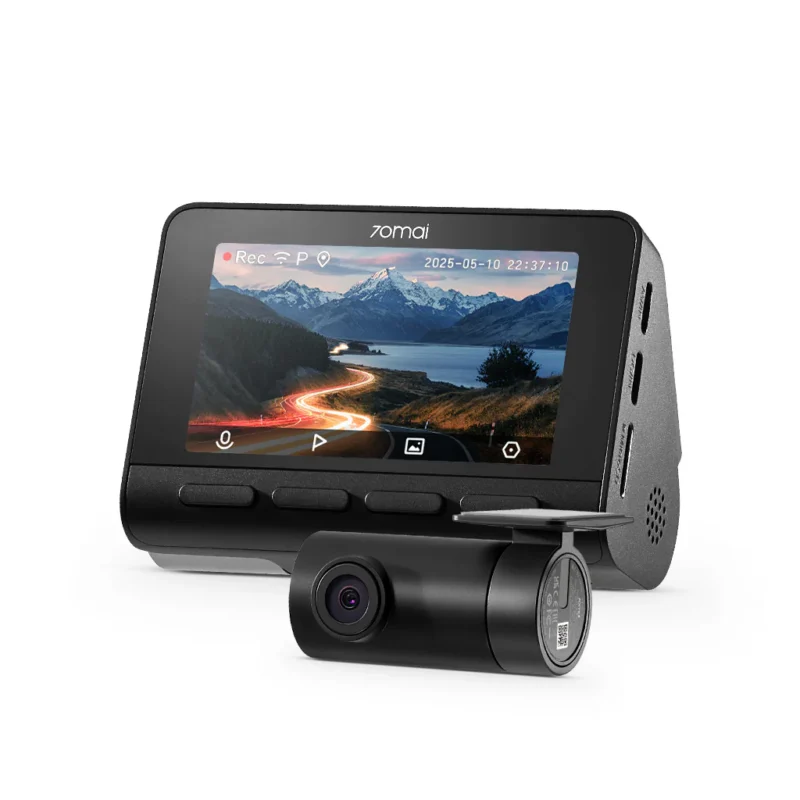 Caméra de bord premium 70mai A800SE pour voiture avec écran LCD et enregistrement haute définition