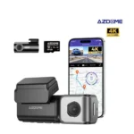 AZDOME M360 – Dashcam 4K avec GPS, ADAS, Wi-Fi 5.8G et Enregistrement Double