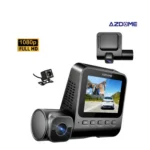 AZDOME Dashcam V600 3CH 1080P – Caméras Avant, Intérieure et Arrière pour Protection 360°