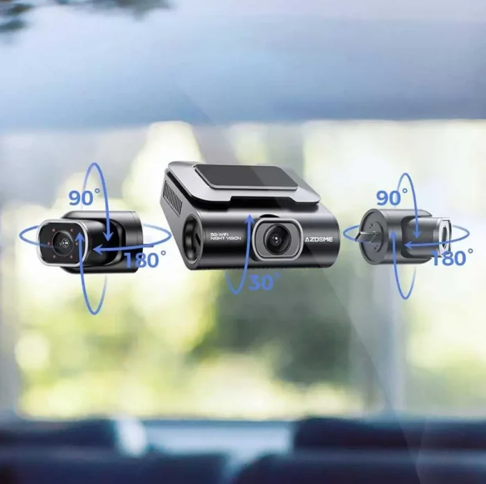 AZDOME M660 4CH 360° – Dashcam 4 Caméras avec Stockage Interne eMMC 128 Go – Image 13