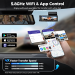 AZDOME M360 – Dashcam 4K avec GPS, ADAS, Wi-Fi 5.8G et Enregistrement Double – Image 5