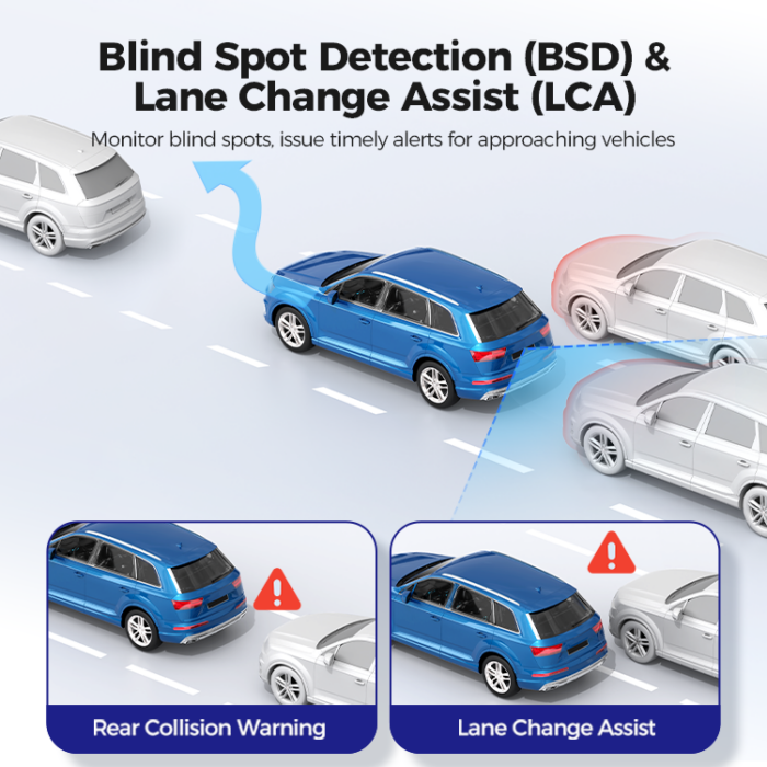 AZDOME M360 – Dashcam 4K avec GPS, ADAS, Wi-Fi 5.8G et Enregistrement Double – Image 8