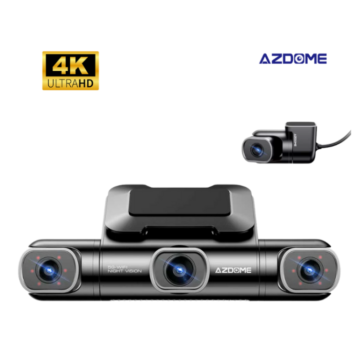 AZDOME M660 4CH 360° – Dashcam 4 Caméras avec Stockage Interne eMMC 128 Go – Image 2