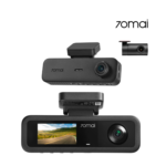 70mai Dash Cam T800E – Triple caméra 2.5K HDR 360° (Avant, Intérieur & Arrière)
