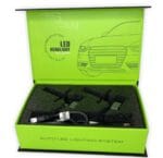 Kit d'éclairage LED premium pour phares de voiture haute performance dans son coffret Roh Accessoires