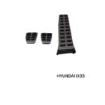 Kit de pédales sport en aluminium premium pour Hyundai IX35 boîte manuelle