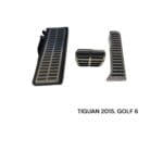 Kit de pédales premium en aluminium pour VW Tiguan 2015 et Golf 6 boîte automatique