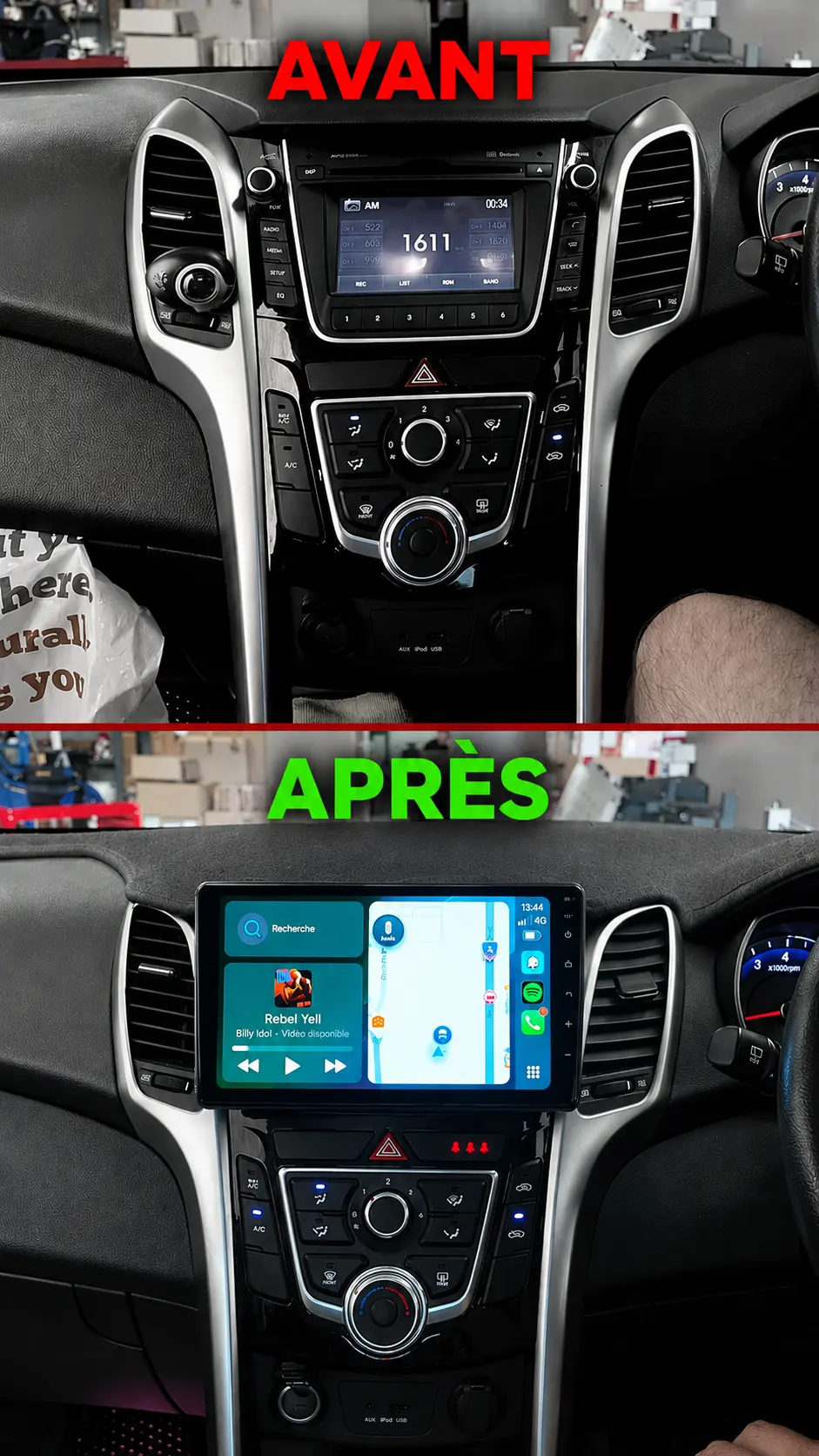 Installation Écran Android
