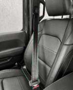 Ceinture de sécurité automobile premium à liseré vert chez Roh Accessoires Maroc