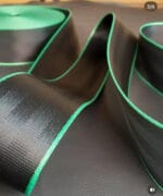 Sangle de ceinture de sécurité auto haut de gamme noire et verte chez Roh Accessoires Maroc