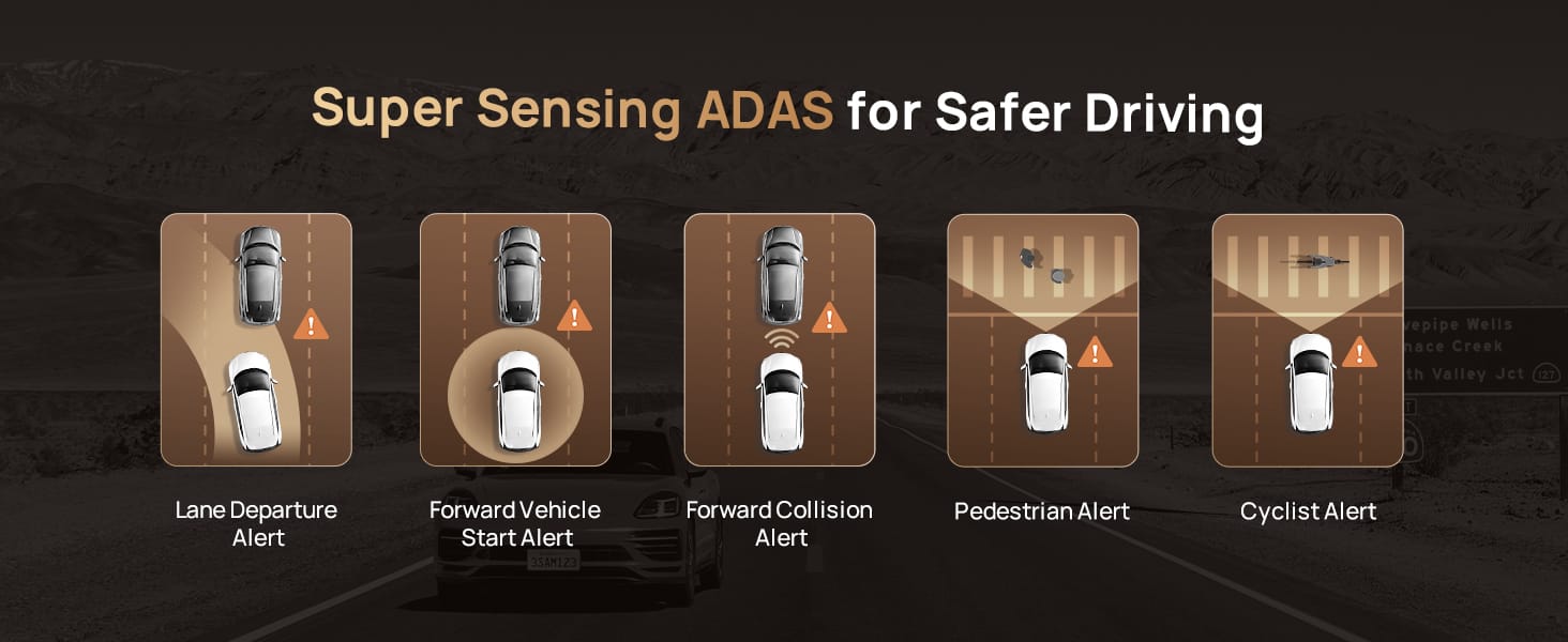 ADAS car dash cam