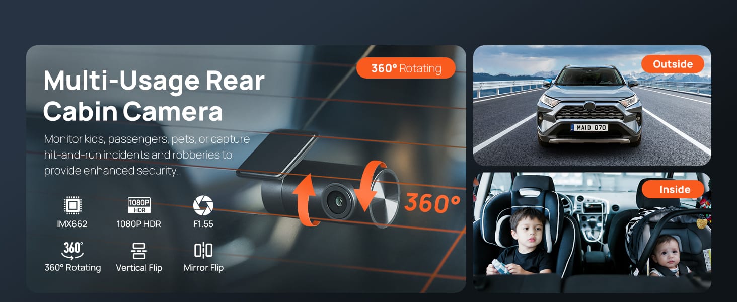 dash cam rear